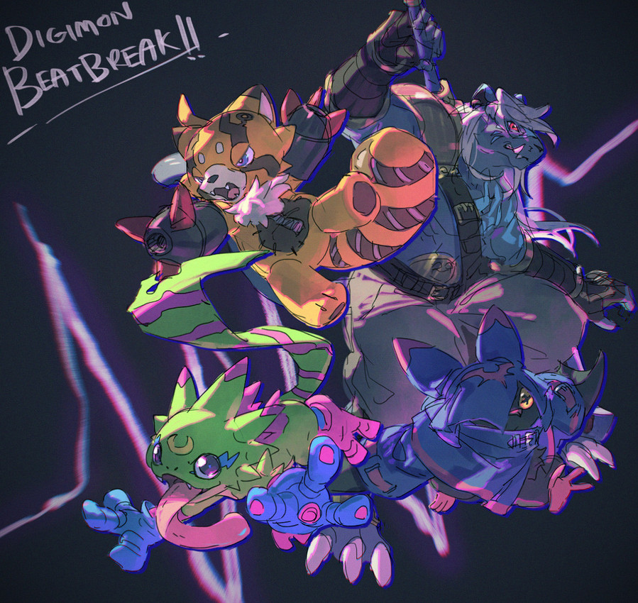 digimon beatbreak and etc created by garrrzzz