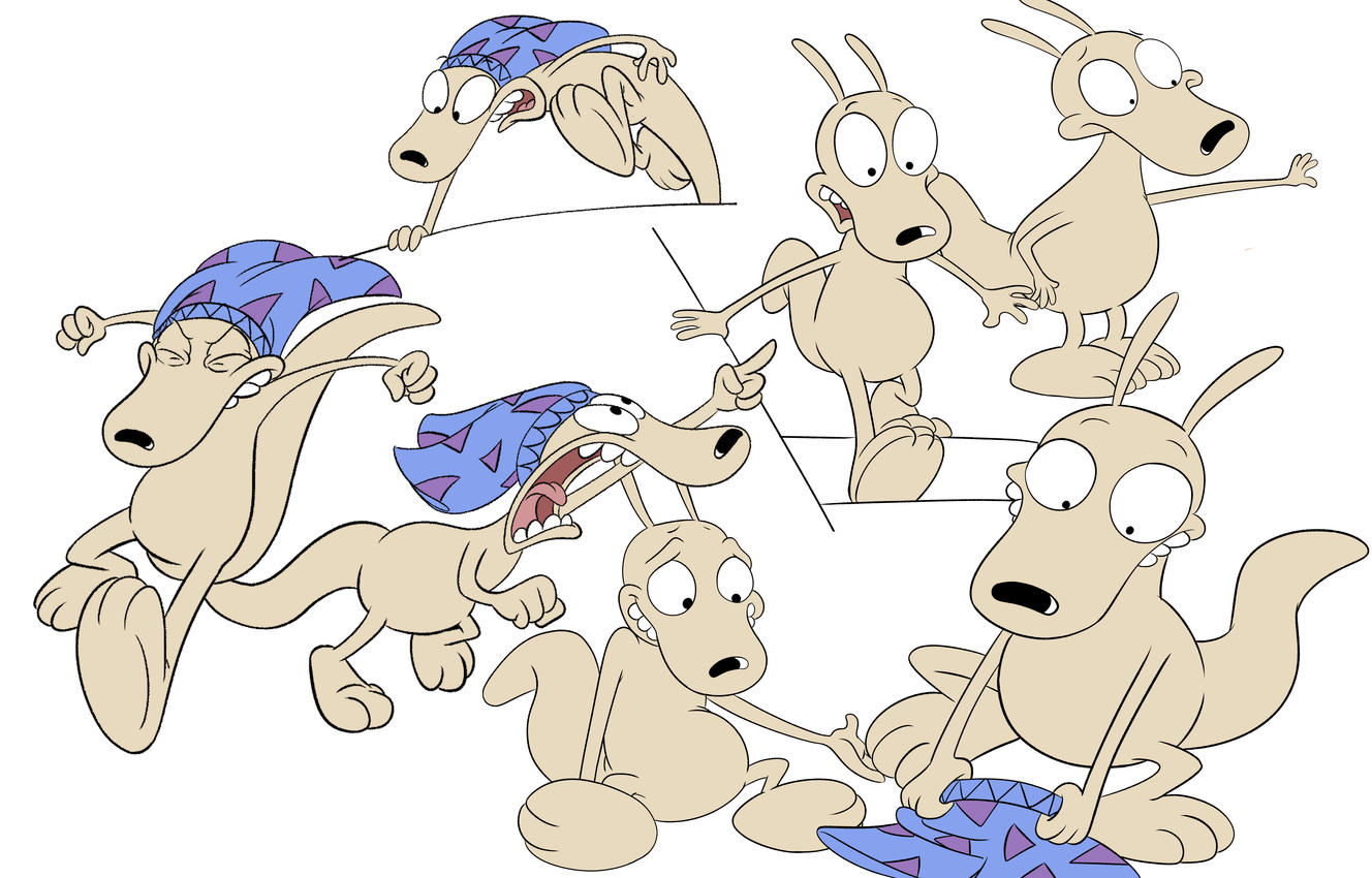rocko rama (rocko's modern life and etc) created by modo tu and x231 (artist)