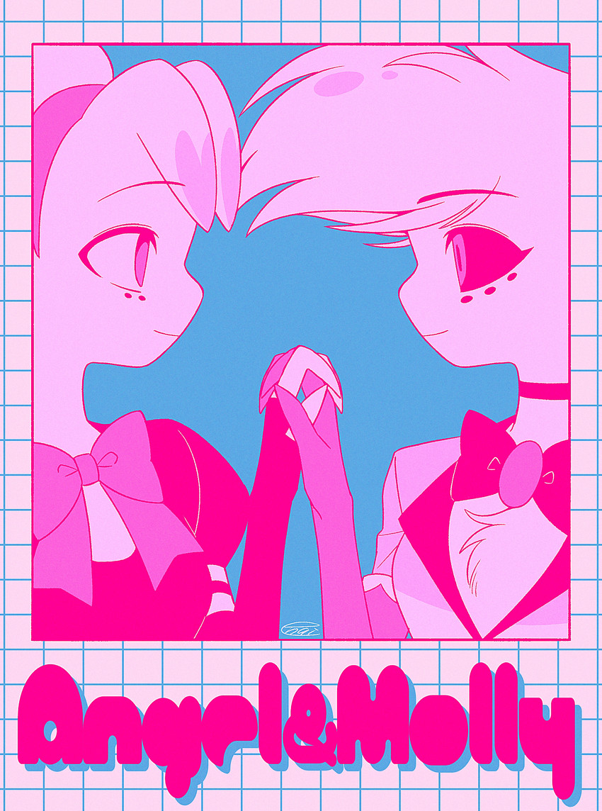 angel dust and molly (hazbin hotel and etc) created by enaic31