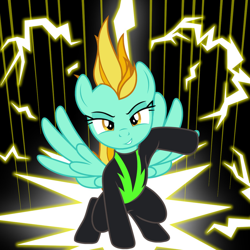 lightning dust (friendship is magic and etc) created by badumsquish