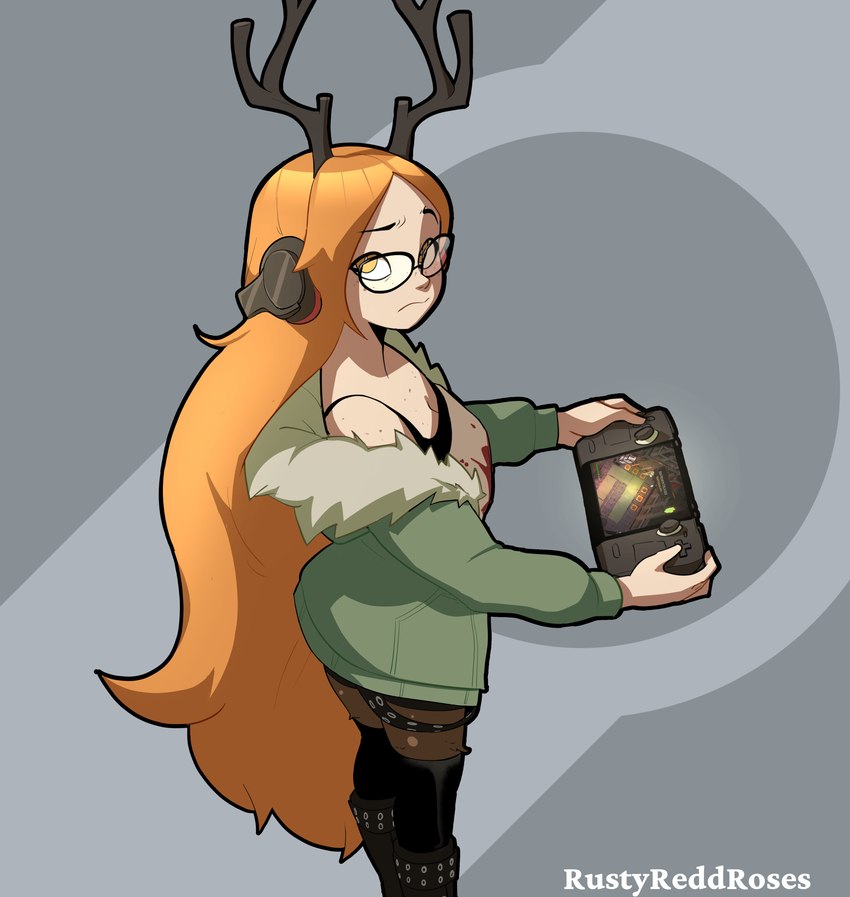 freya agalith and futaba sakura (persona (series) and etc) created by rustyredroses