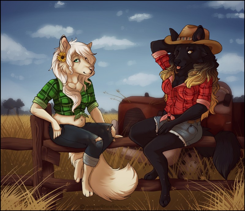 created by compass (artist)