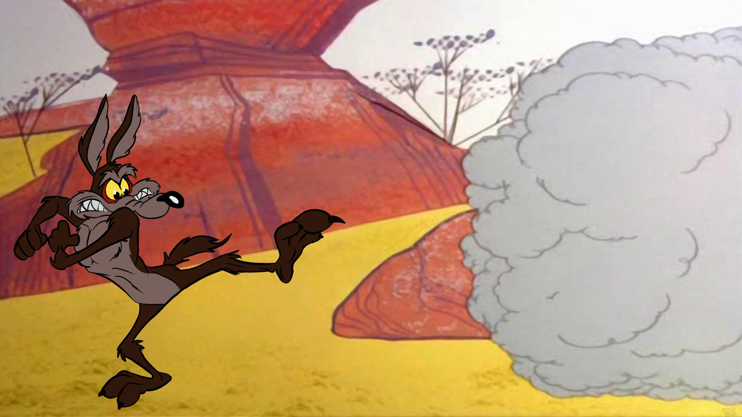 wile e. coyote (warner brothers and etc) created by stevethedragon