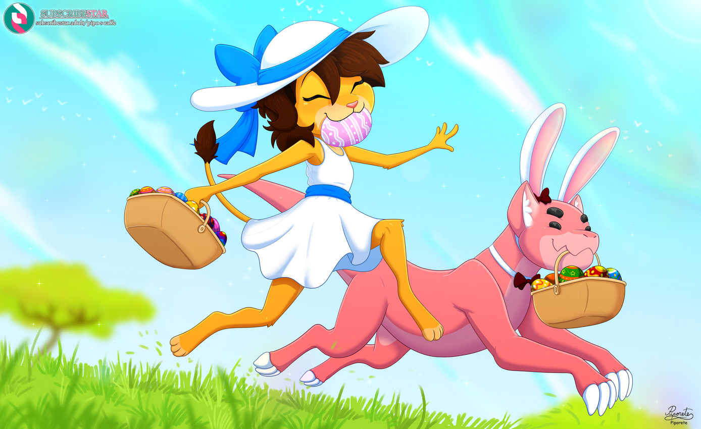 akemi and keiko sakmat (easter) created by piporete