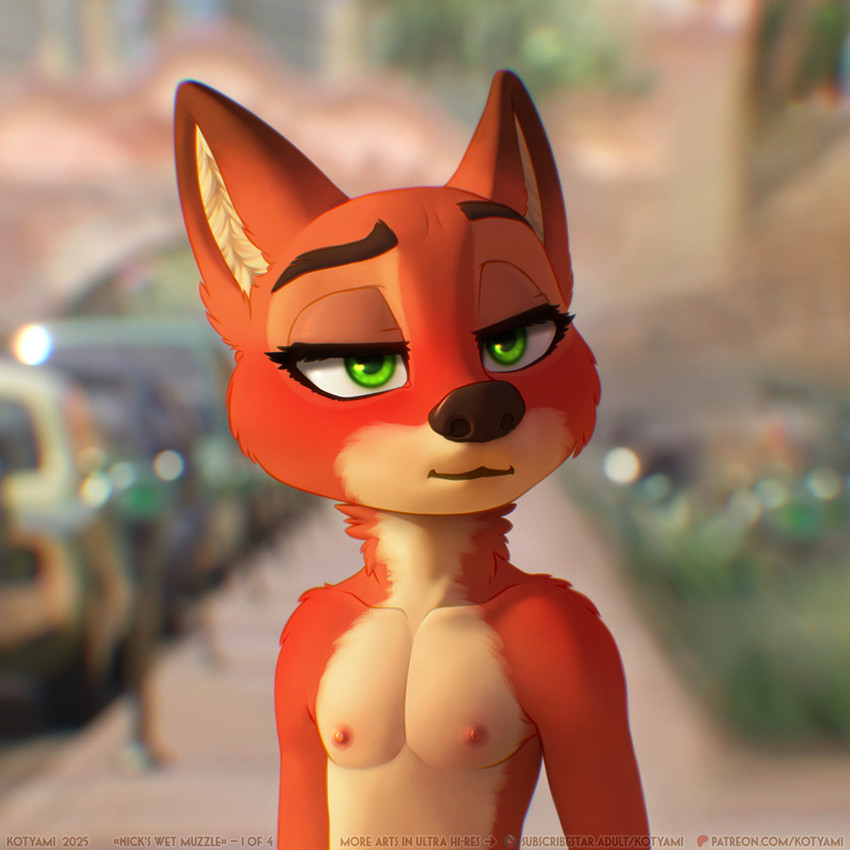 nick wilde (zootopia and etc) created by kotyami