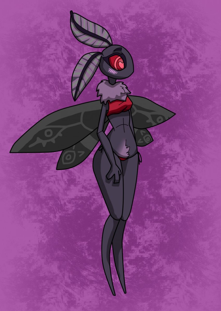 mothman and mothwoman created by squablodecomplash