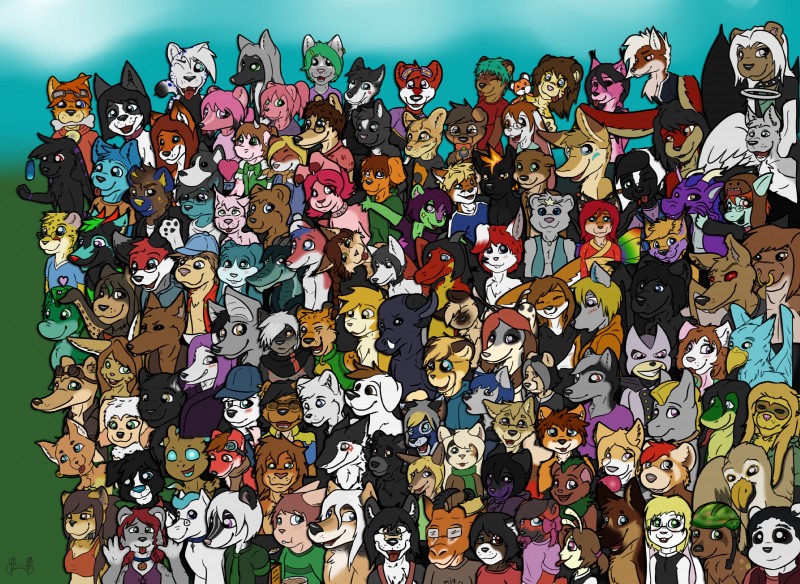chelsea chamberlain, maxamilion the fox, greenreaper, domo-kun, walabi, and etc (fire island entertainment and etc) created by moucchiato