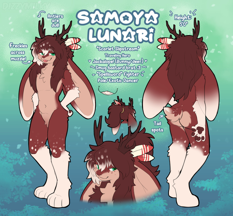 samoya created by dizzymilky