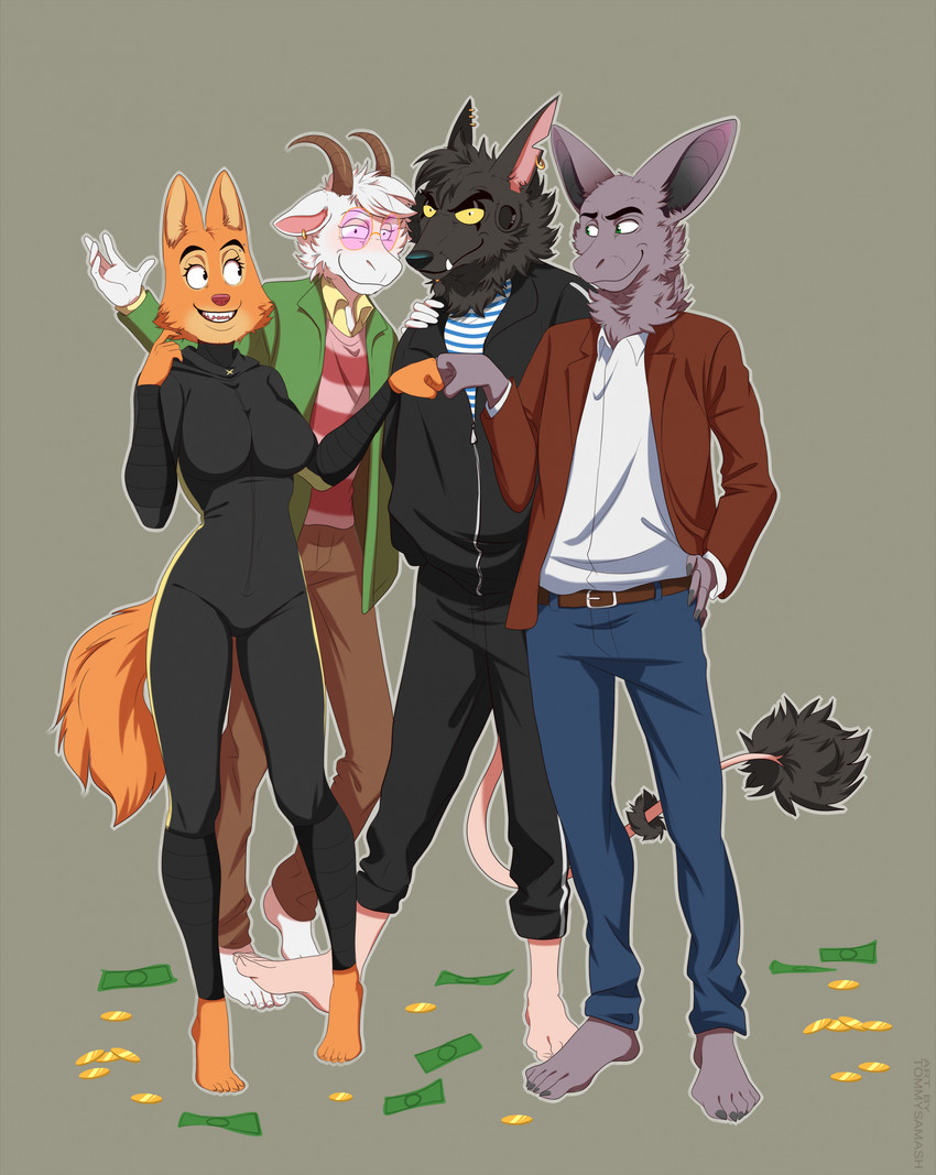 diane foxington, meeper, samash, and tommy (the bad guys and etc) created by tommysamash