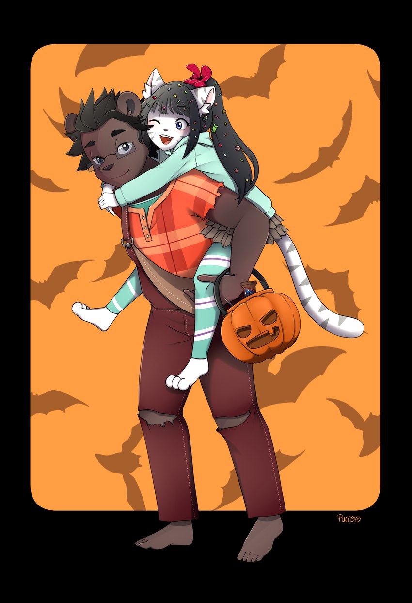 ralph and vanellope von schweetz (wreck-it ralph and etc) created by pucco