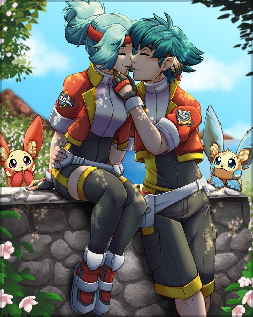 pokemon ranger (pokemon ranger and etc) created by cajunfoxnight
