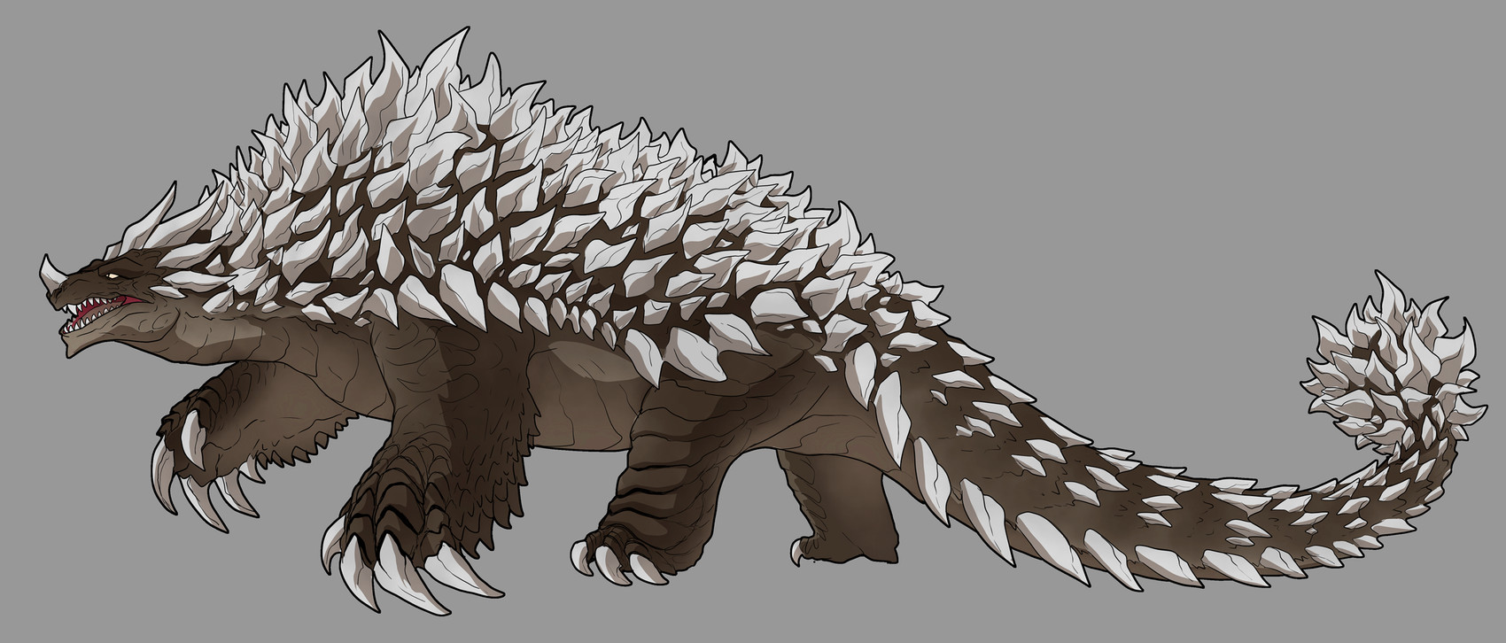 anguirus (godzilla (series) and etc) created by geekgoji