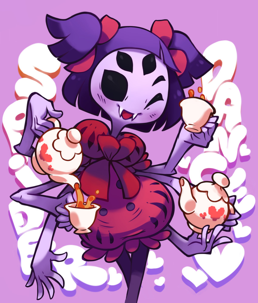 muffet (undertale (series) and etc) created by limb (artist)
