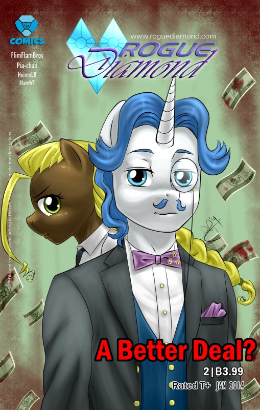 00284 and fancypants (friendship is magic and etc) created by pia-sama