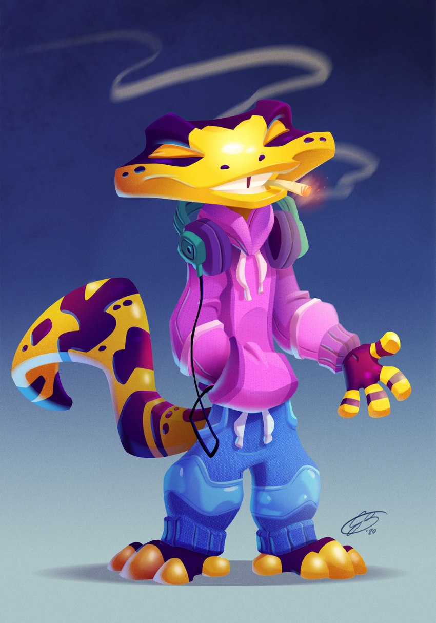 salamander created by giacomo boni