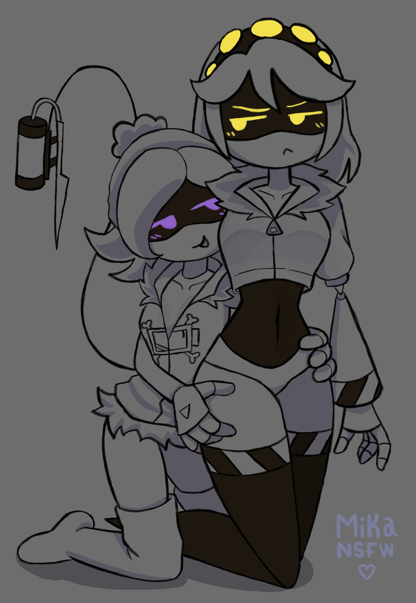 uzi and v (glitch productions and etc) created by mikansfw