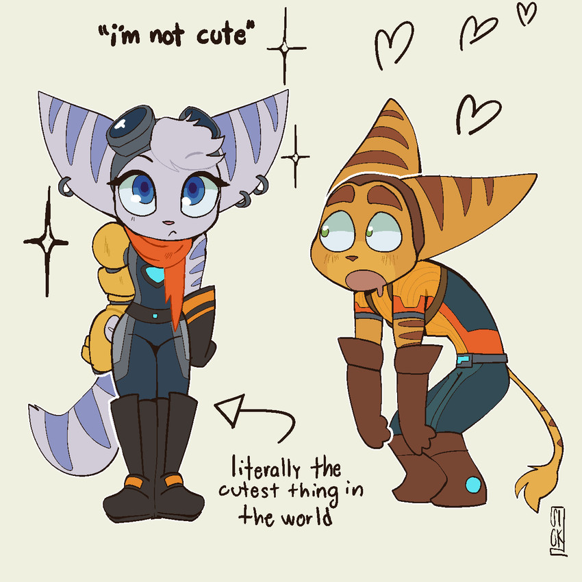 ratchet and rivet (sony interactive entertainment and etc) created by fcukuwu