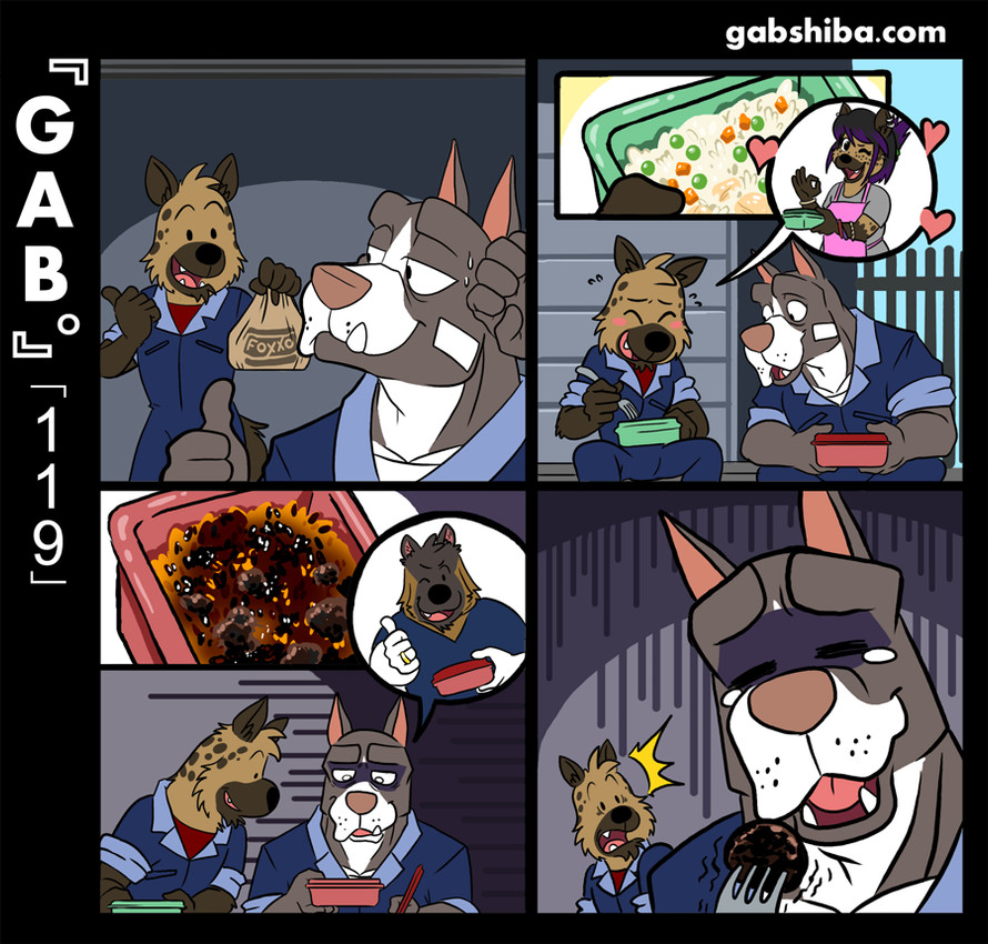 ruff bull and voff akita (gab (comic) and etc) created by gabshiba