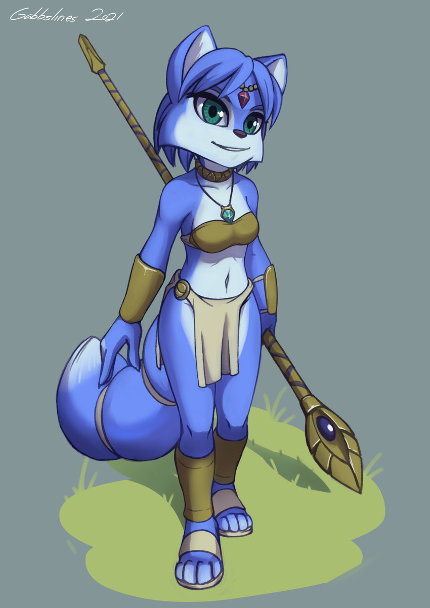 krystal (nintendo and etc) created by gabbslines