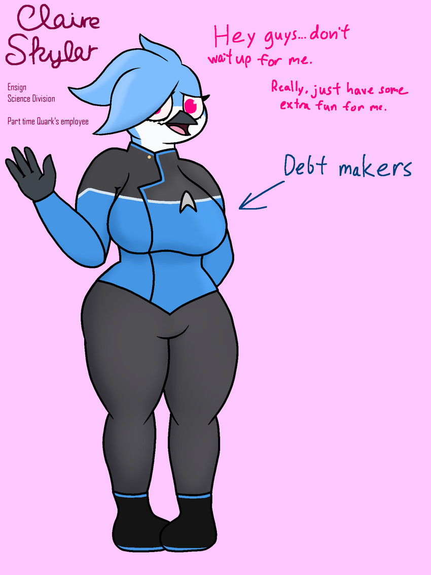 claire (star trek) created by cookie-pone