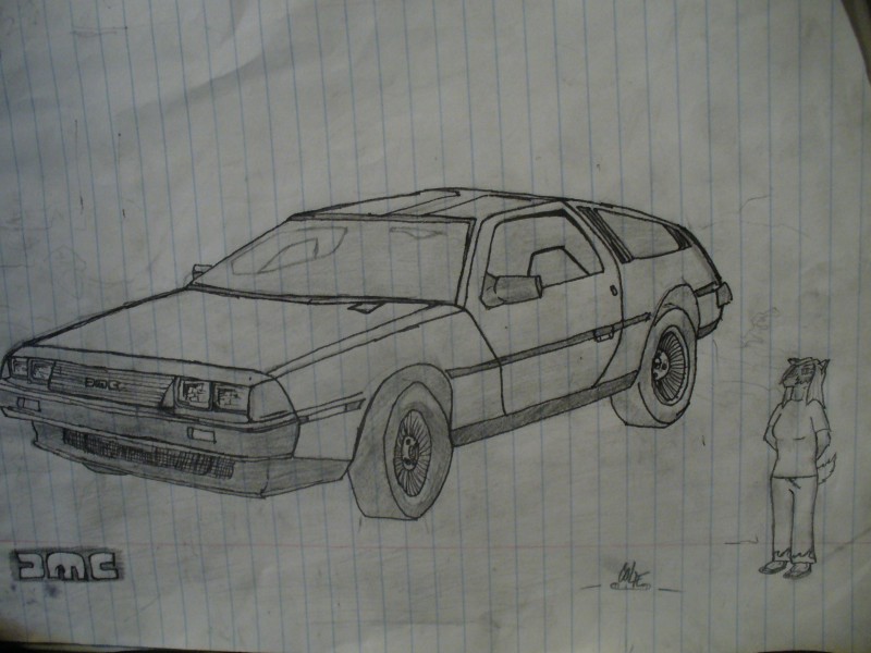 delorean created by oonami