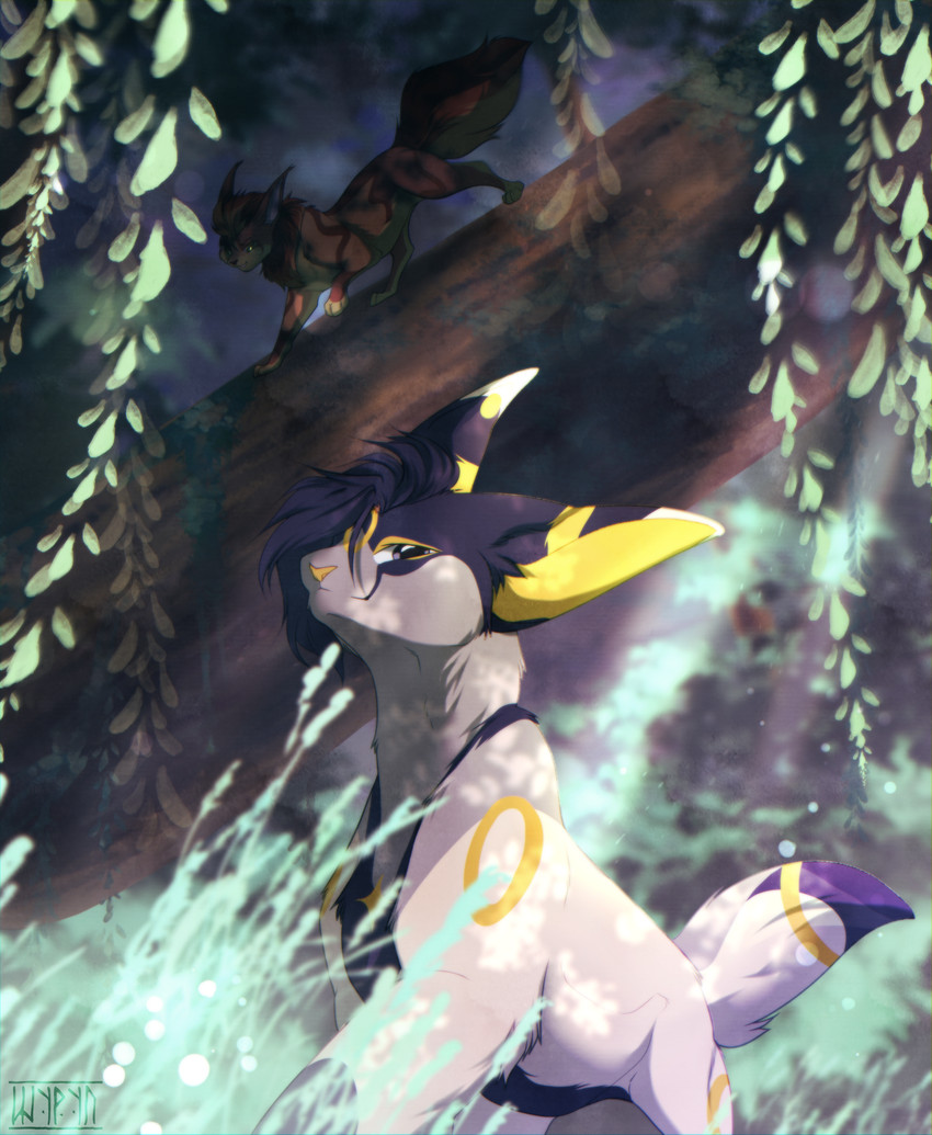 limi eeveelion and sky brook (nintendo and etc) created by shyryp