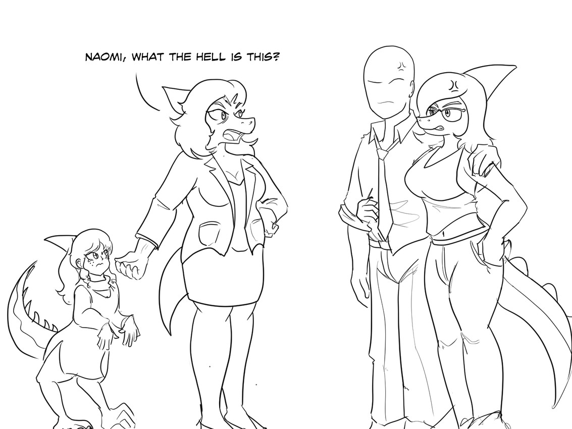 anon, cassandra, claire, and naomi (goodbye volcano high and etc) created by arsenic iii
