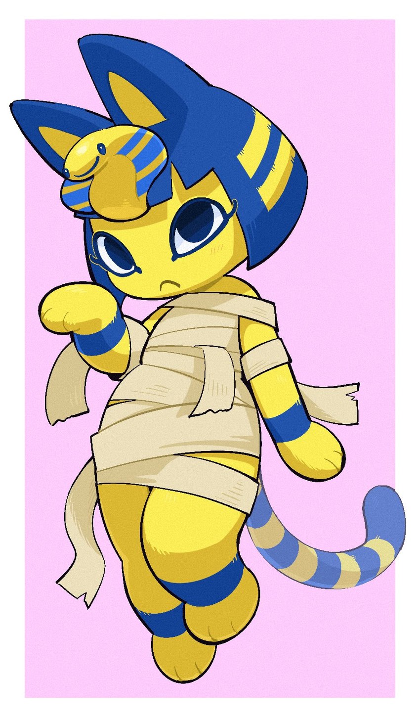 ankha (animal crossing and etc) created by ananna0031
