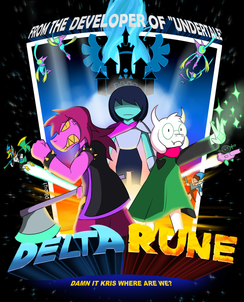 queen, susie, kris, thrash machine, berdly, and etc (the adventures of sharkboy and lavagirl in 3-d and etc) created by real duck bacon