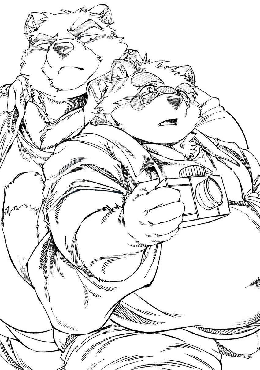 juuichi mikazuki and kounosuke (morenatsu) created by asakura kento