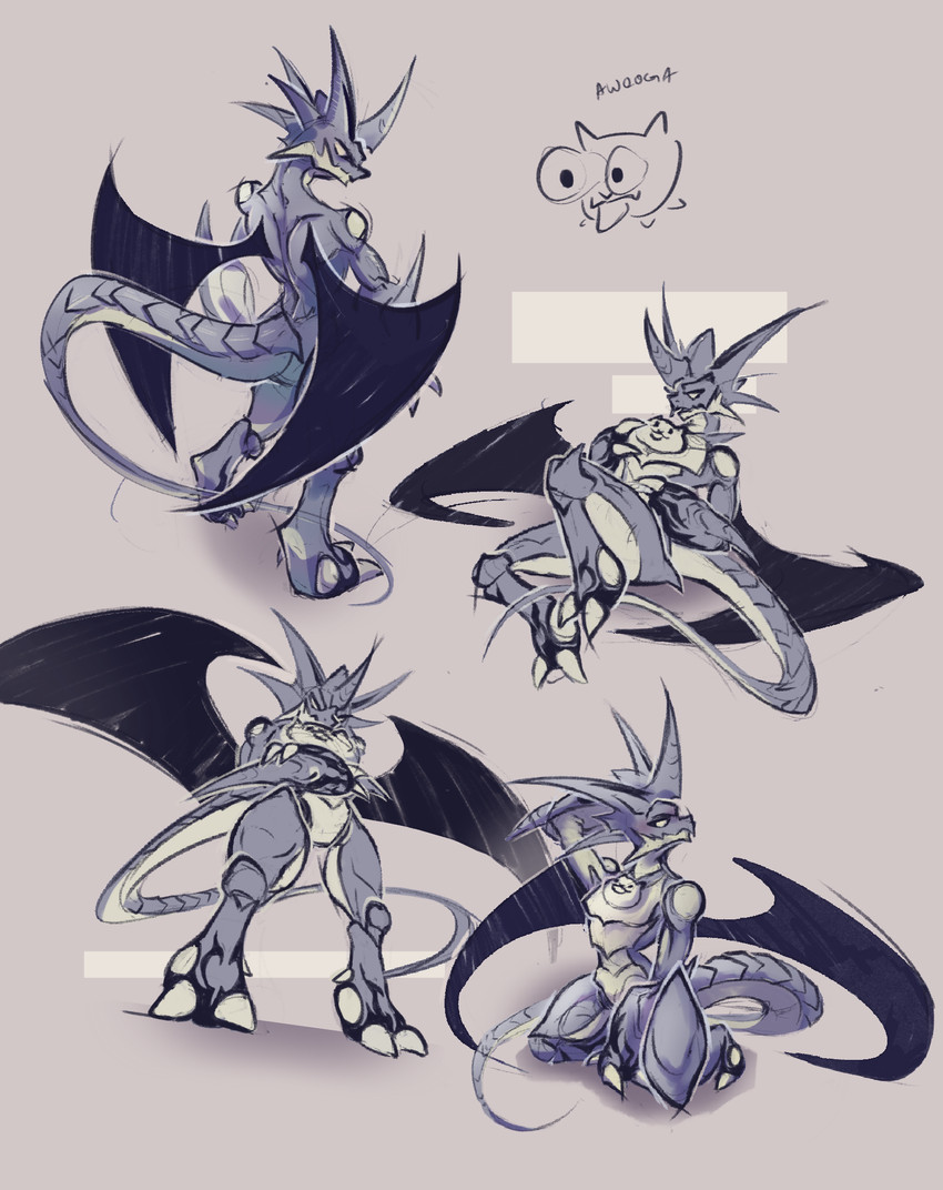 awakened bahamut and basic cat (the battle cats and etc) created by thats4us2know