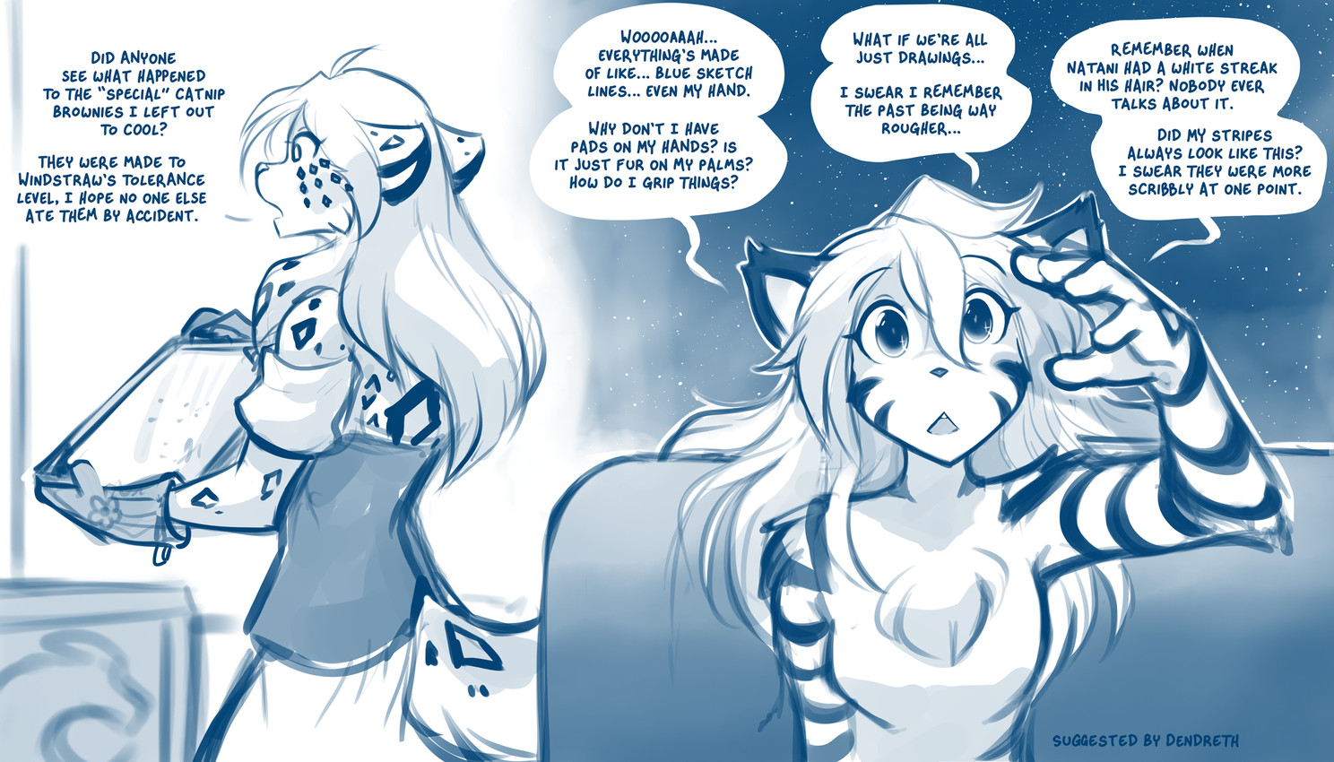amelia and flora (twokinds) created by tom fischbach