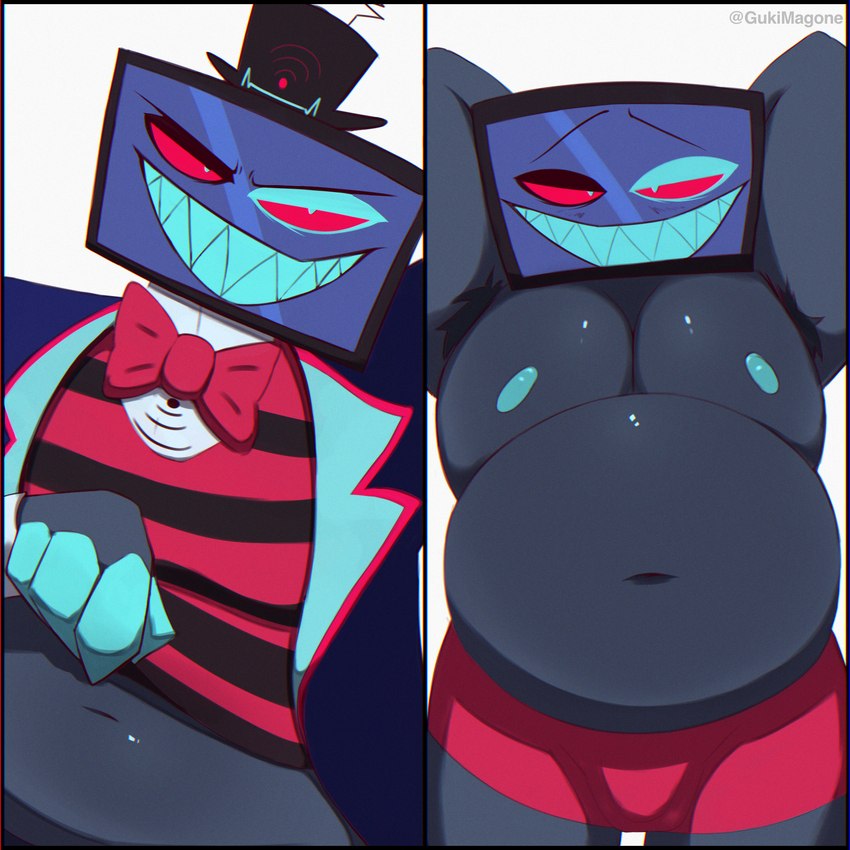 vox (hazbin hotel) created by gukimagone (artist)