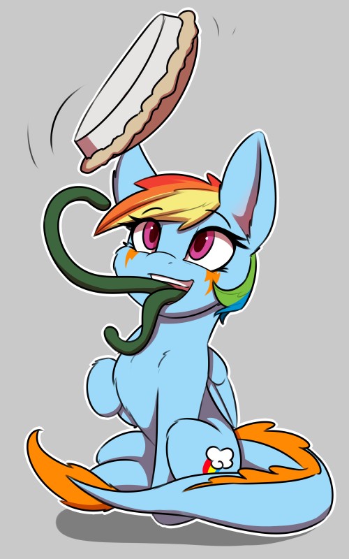 rainbow dash (friendship is magic and etc) created by pudgeruffian