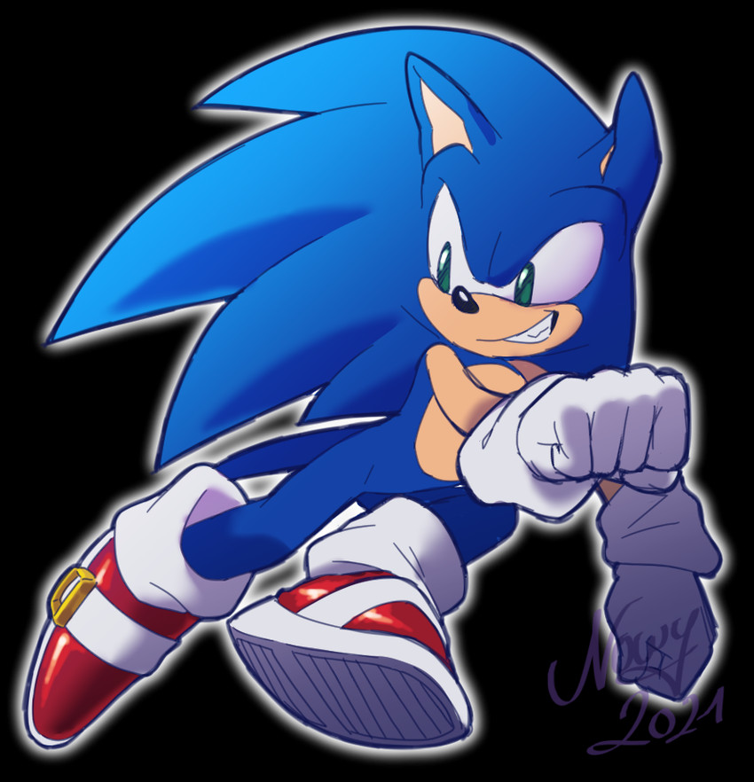 sonic the hedgehog (sonic the hedgehog (series) and etc) created by nowykowski7