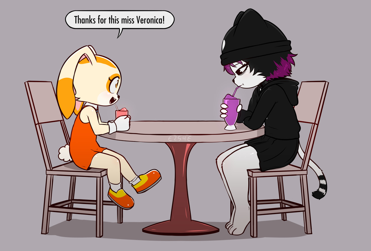 cream the rabbit and veronica (sonic the hedgehog (series) and etc) created by e254e