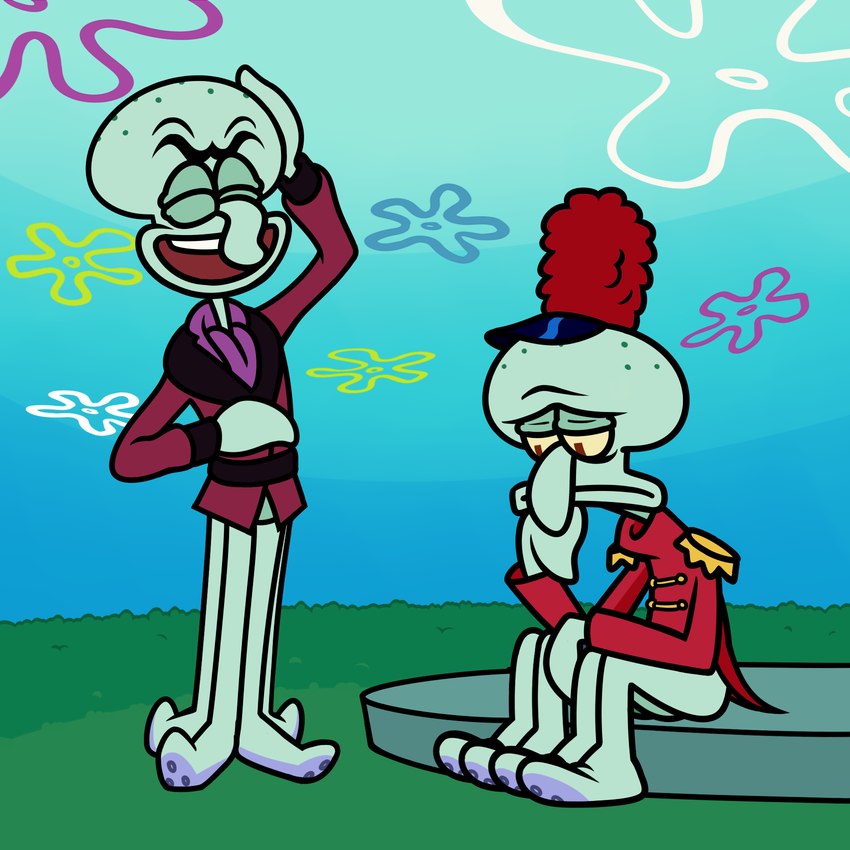 squidward tentacles and squilliam fancyson (spongebob squarepants and etc)