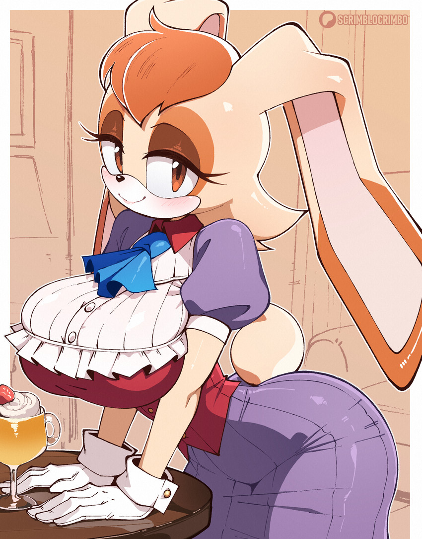 vanilla the rabbit (sonic the hedgehog (series) and etc) created by scrimblocrimbo