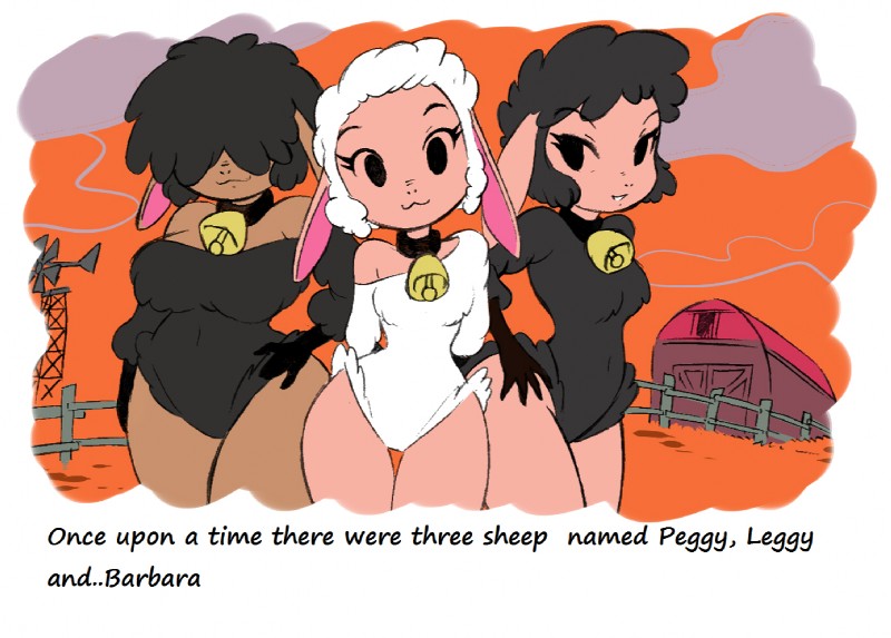 barbara blacksheep, leggy lamb, and peggy lamb (metro-goldwyn-mayer and etc) created by chochi
