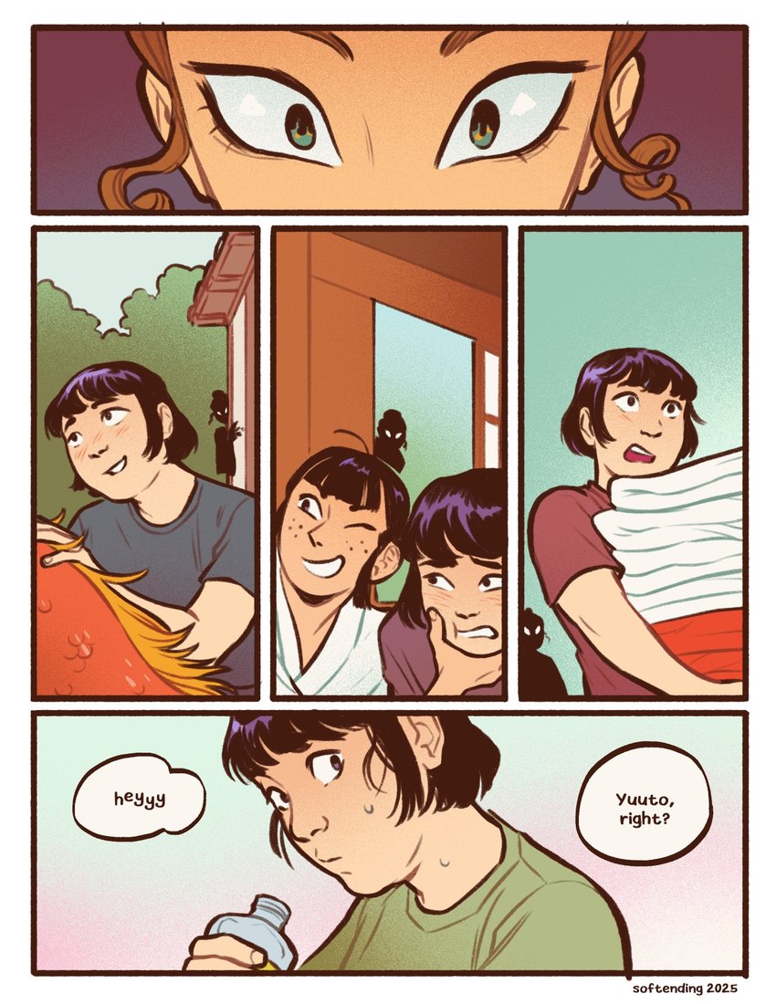 captain, hisa, keiko, and yuuto (mythology) created by softending