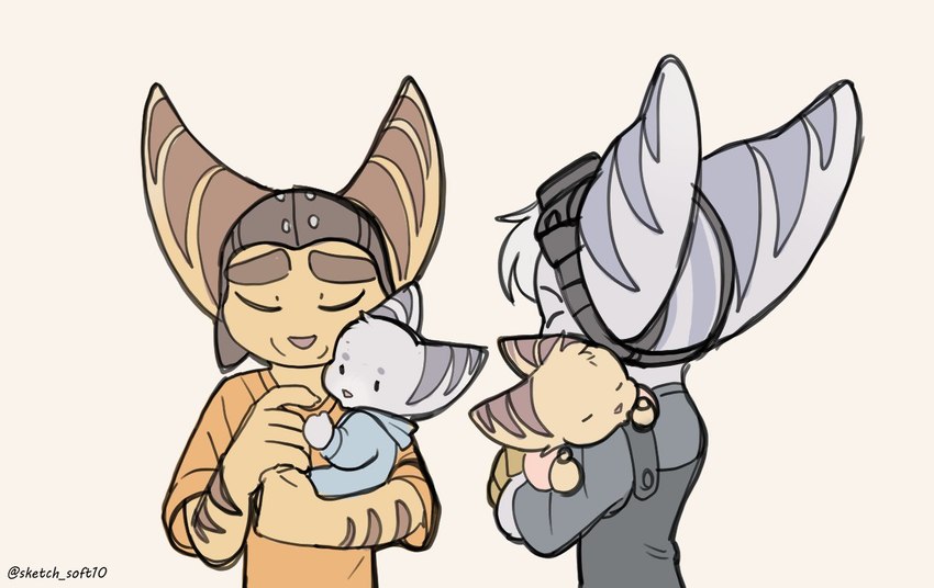 alioth, ratchet, and rivet (sony interactive entertainment and etc) created by time fluffy500