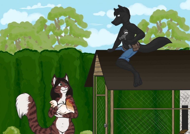 balu blackcat and remmmy created by rhari
