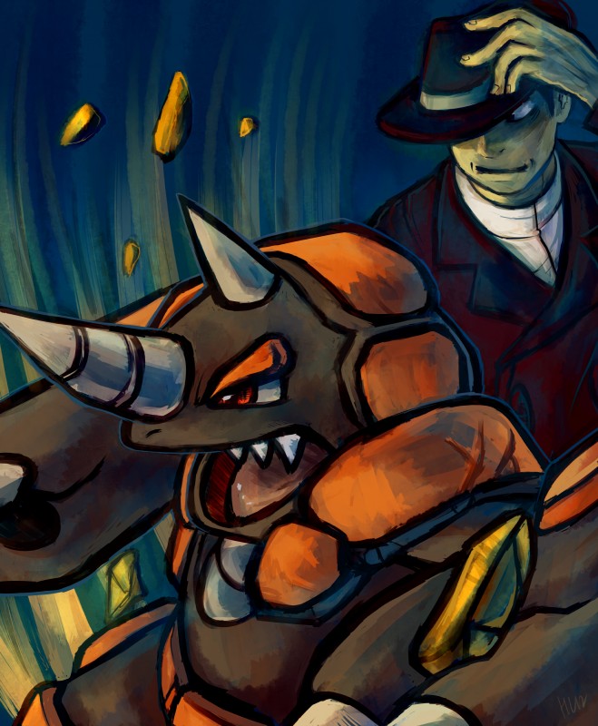 giovanni's rhyperior and giovanni (team rocket and etc) created by haychel