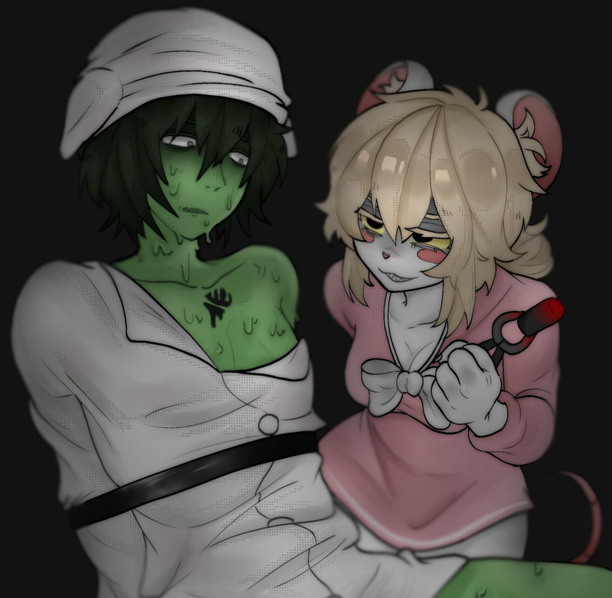 damm and lorna (terrible mouse) created by aunicornsashes