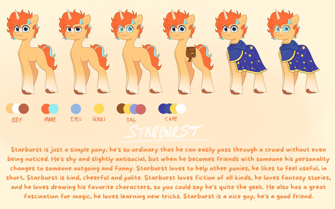 fan character and starburst (my little pony and etc) created by starburst uwu