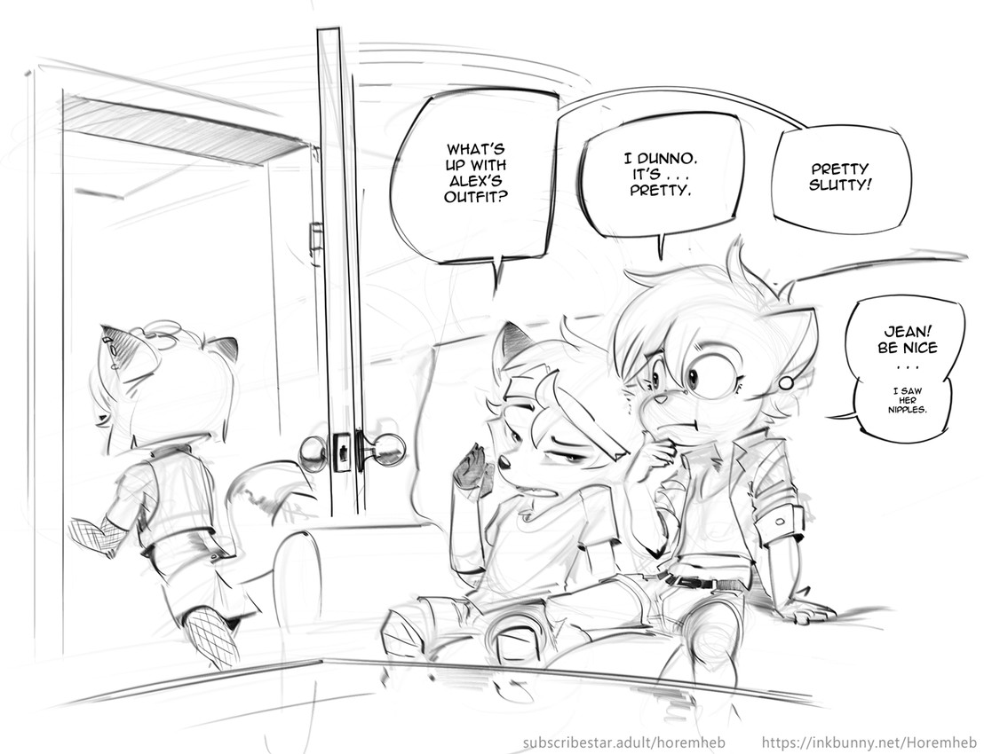 alex, eli, and jean created by horemheb