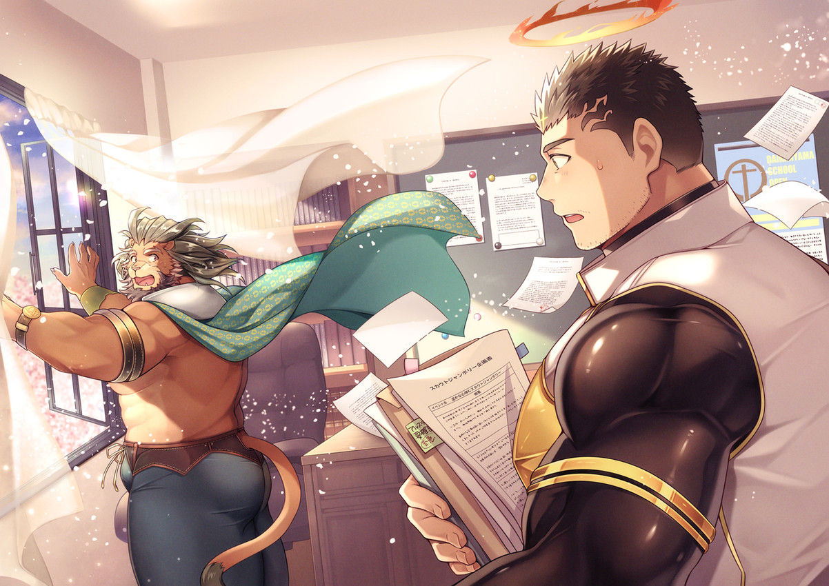 arsalan and zabaniyya (tokyo afterschool summoners and etc) created by youzora samo18
