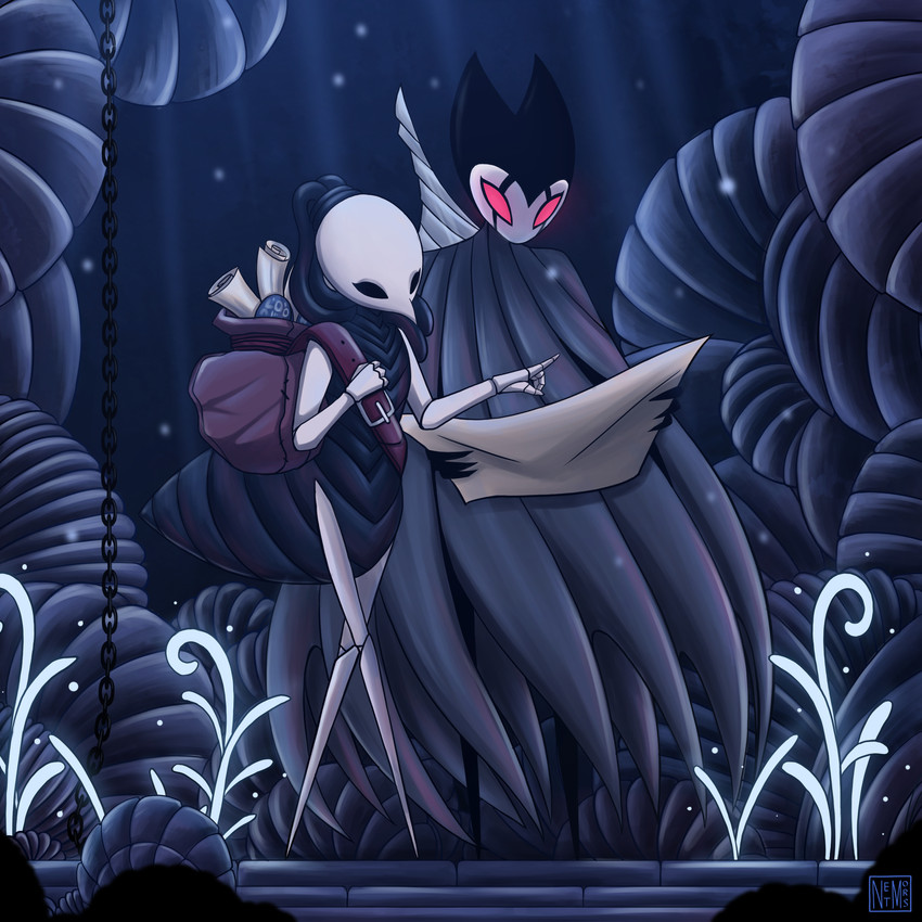 fan character and grimmchild (hollow knight and etc) created by netmors