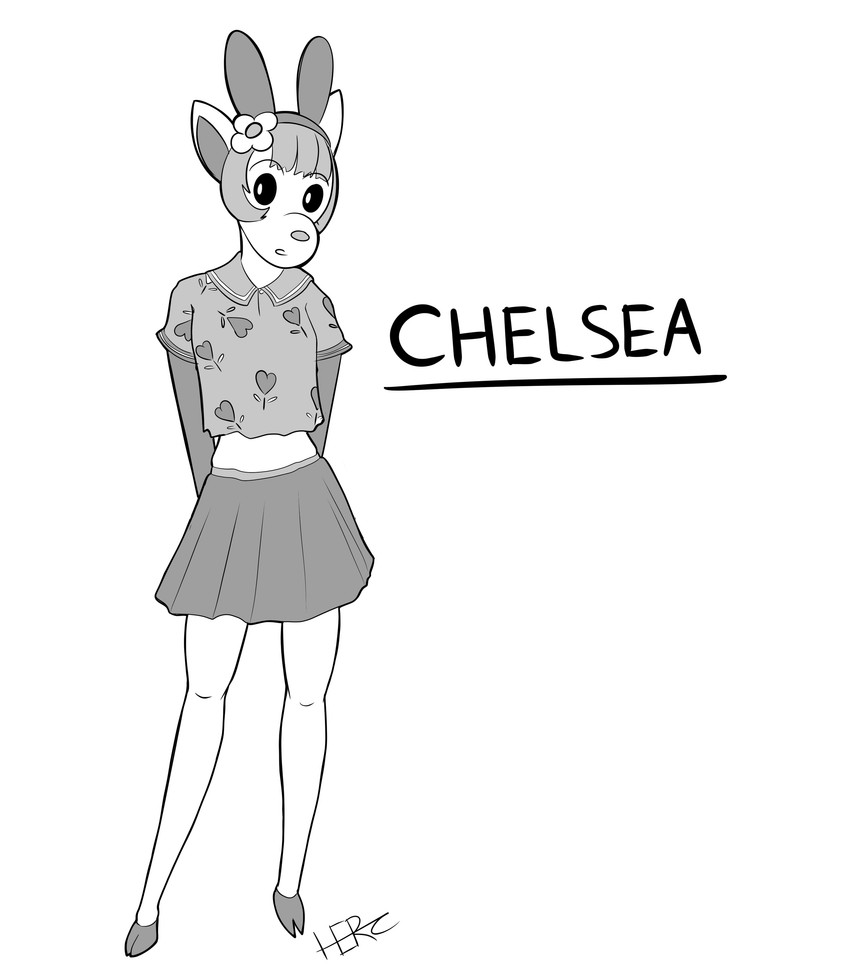chelsea and villager (animal crossing and etc) created by herculesart