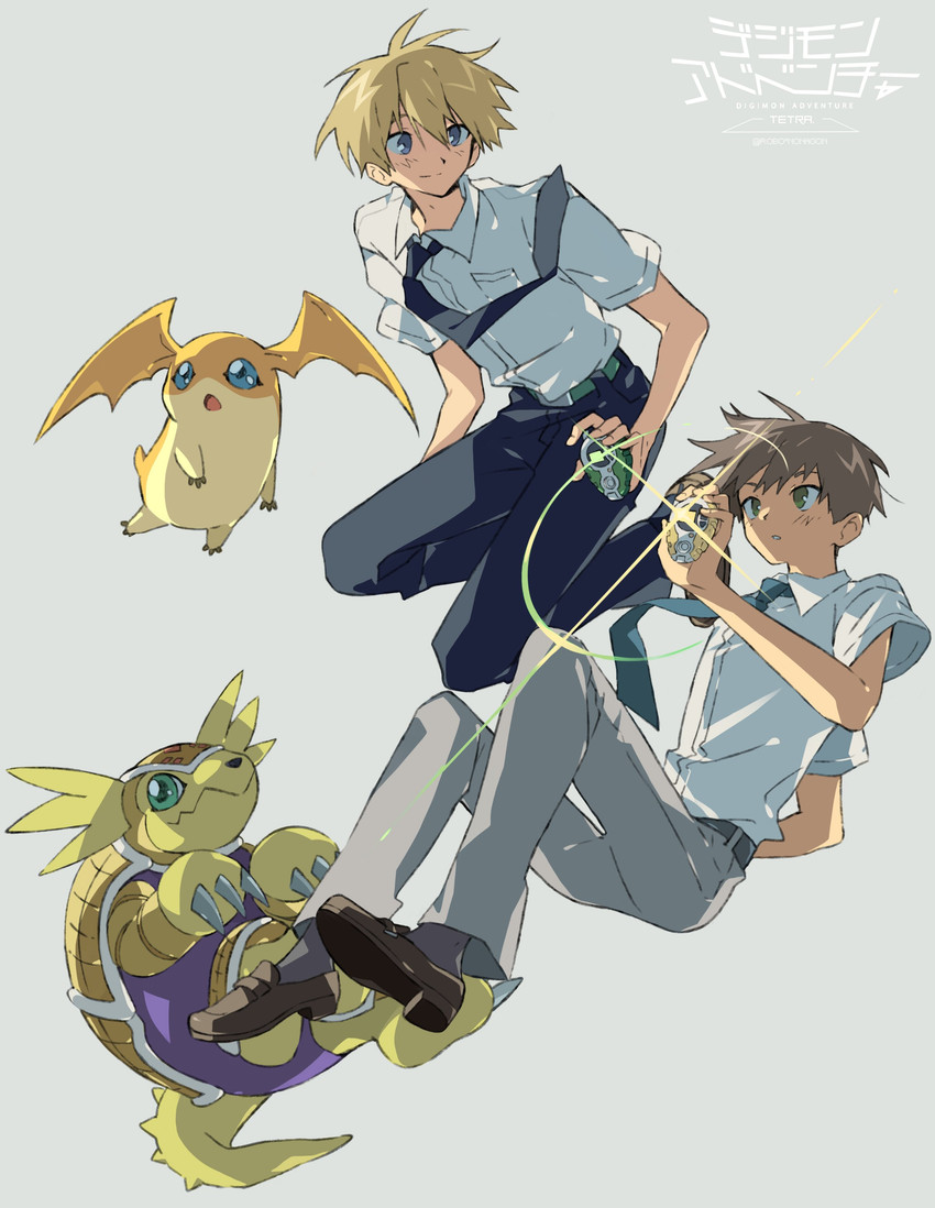 cody hida and takeru takaishi (bandai namco and etc) created by robo nonagon
